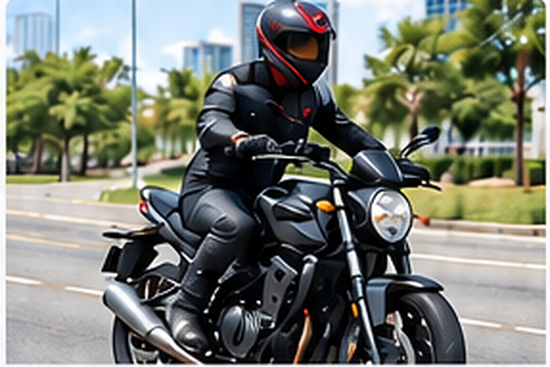 Motocicleta para certificación AB